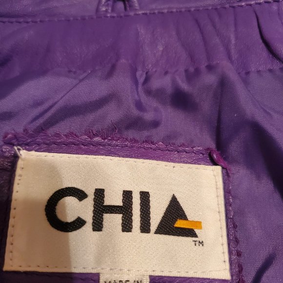 Leather and Suede Bomber Jacket and Skirt - Picture 7 of 7